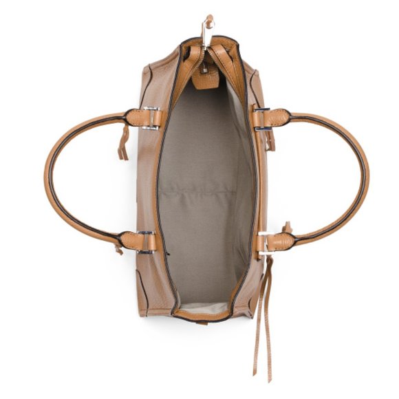 LAST | regan pebbled leather satchel tote | - Picture 7 of 15